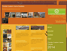 Tablet Screenshot of flcustomhomebuilders.com